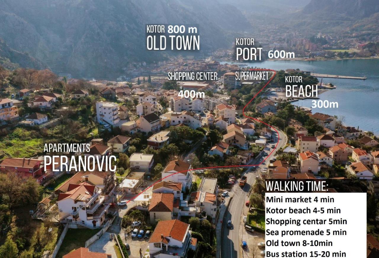 Apartments Peranovic Kotor Kültér fotó